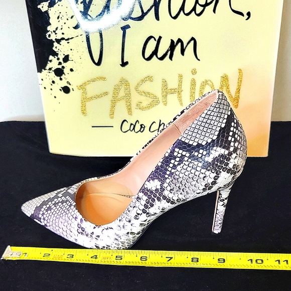 Mix No. 6 Snakeskin High Heel Pumps - Picture 15 of 16